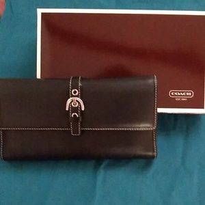 Leather Coach wallet